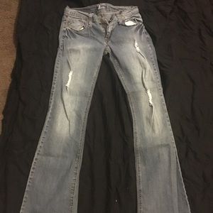 Low rise jeans
